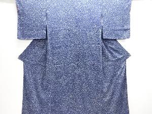 大正ロマン　錦紗石畳模様着物